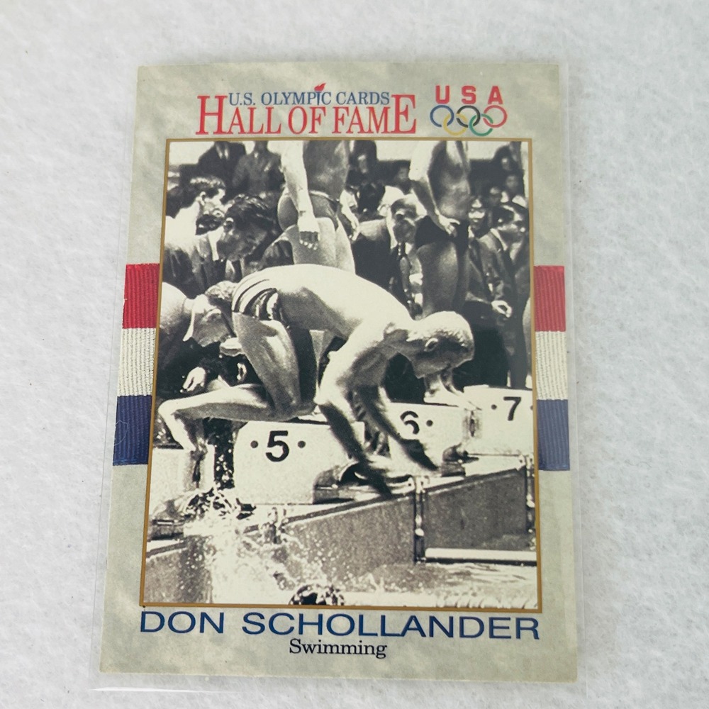 1991 Impel US Olympic Hall of Fame Don Schollander Swimming Card 10